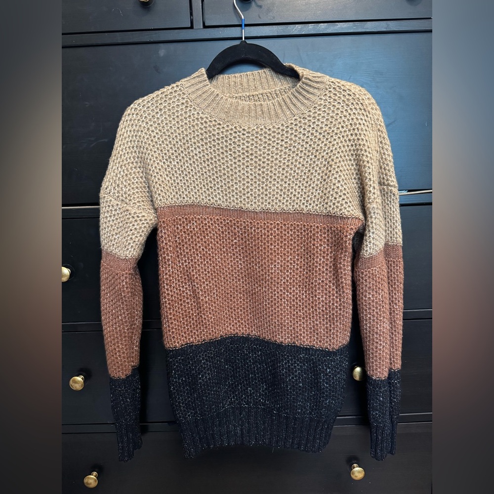 Colorblock Knit Sweater